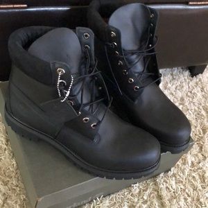 Black timberland boot size 12